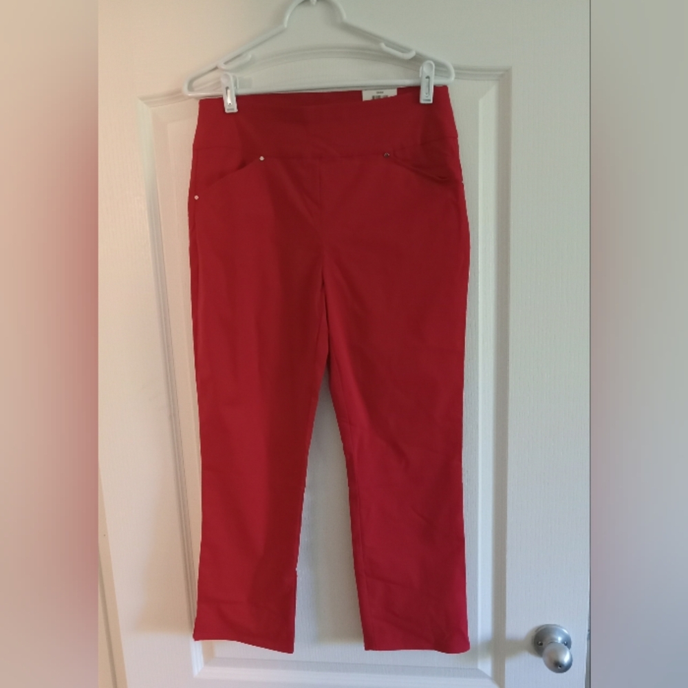 INC International Concepts Women's Tribe Red cropped pants NEW Sz 6